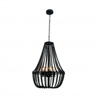 Mercator-Willow 1 & 4 Light Pendant - Black